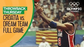 Croatia vs USA ft Michael Jordan amp The Dream Team  Basketball Replays  Throwback Thursday [upl. by Fortunato254]