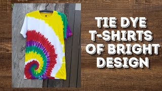 Tie Dye Tshirt of Bright Design  Tie Dye Pattern [upl. by Mag]