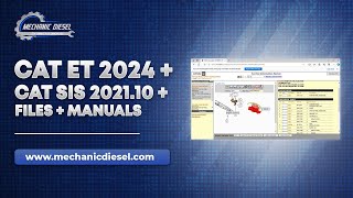 CAT ET 2024A  CATERPILLAR SIS 202110  FLASH FILES  FACTORY PASSWORD  MANUALS [upl. by Ardnaskela]