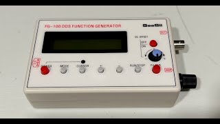 SeeSii FG100 DDS Function Generator  Troubleshooting and Overview [upl. by Newel312]