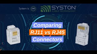 Comparing RJ11 and RJ45 Connectors [upl. by Durrett]