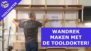 Wandrek maken voor het zagen van lange stukken hout  Tooldokter [upl. by Demetria]