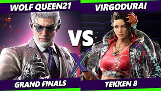 FX 562 GRAND FINALS  VirgoDurai Azucena Vs TtvWolfqueen21 Victor Claudio Tekken 8 [upl. by Rodd622]