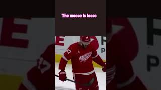 Rasmussen the guy you never want to cross Best empty net celly yet LGRW redwings [upl. by Annawahs595]