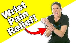 Top 3 Wrist Pain Relief Stretches [upl. by Artima]