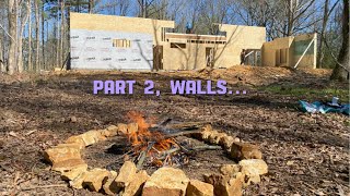 Part 2 walls of our Barndominium with Summertown Metals [upl. by Anidualc]