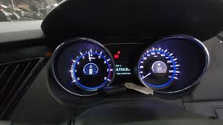 2011 HYUNDAI i45 PREMIUM 24L PETROL AUTOMATIC ENGINE TEST NMW08717 [upl. by Schoof]