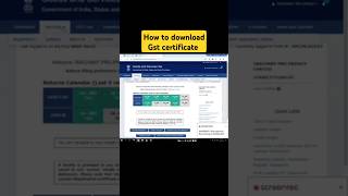 GST Certificate Download Kaise Karte Hain  taxgyany gst gstservices [upl. by Ainollopa]