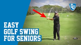 Simple Easy amp Repeatable Golf Swing Lesson for Seniors [upl. by Nahtanha]