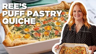 Ree Drummonds Puff Pastry Quiche  The Pioneer Woman  Food Network [upl. by Tomlinson]