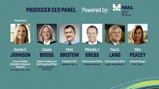 National Mining Association’s MINExpo Producer CEO Panel [upl. by Bremser]