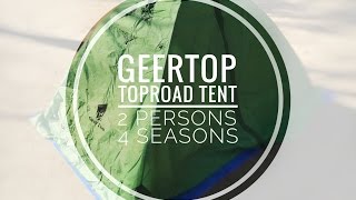 Review GeerTop 2 persons 4 seasons Tent [upl. by Gilboa]