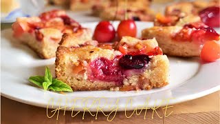 Fresh Cherry Cake Recipe  Homemade Recipe  Delicious Dessert [upl. by Laraine]