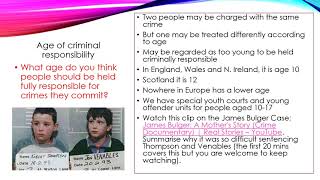 Criminology Unit 2 AC 12 PowerPoint WJEC [upl. by Ynohtnael]