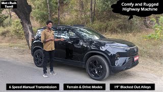 Tata Harrier Manual Dark Edition 2024  Quite Fun to Drive  MotoRush Tamil [upl. by Jada]