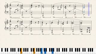 Calamity Mod OST  Interlude 1 Silence before the storms  Piano solo sheet music [upl. by Mannes]