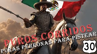 Los 30 PUROS CORRIDOS PERRONES 💥 \ Puras Perronas Para Pistear Mix [upl. by Adnileb855]