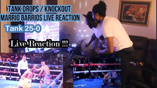 Gervonta Davis Ends Mario Barrios With A Body Shot  Live Reaction [upl. by Aehtorod]