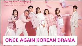 Once Again Korean Drama CastSummary [upl. by Eiznek]