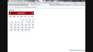 jquery tutorials in hindi  urdu  55  jqueryui datepicker [upl. by Ahsiened]