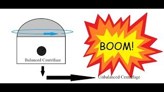 Unbalanced Centrifuge  Calculate net force due to centripedal acceleration [upl. by Gibun461]