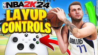 NBA 2K24 How to Finish at the Rim Best Layup Tutorial on 2K24 [upl. by Kerek]