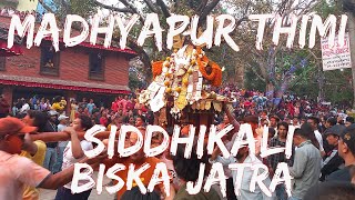 Madhyapur Thimi Biska Jatra  Siddhikali Temple  Thimi  Baisakh 1 2080  Part 1 [upl. by Leumek226]