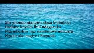 UKO NAGIYE I BUGANDA LYRICS BY FRANCOIS NKURUNZIZA [upl. by Chyou830]