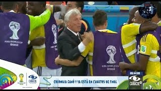 Pekerman celebrando gol de james [upl. by Joktan]