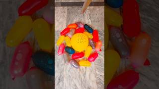 Water balloons poppingreverseasmrsatisfying shortsyoutubeshorts [upl. by Ainesey]