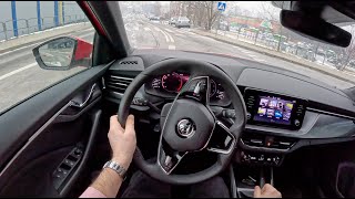 2023 Skoda Scala 15 TSI 150HP 0100 POV Test Drive 1597 Joe Black [upl. by Attenwahs]