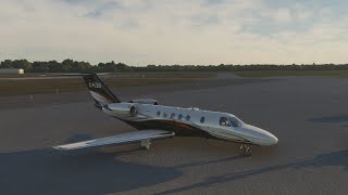 MSFS 2020 Full IFR Flight St Louis KSTL to Monroe KMLU Cessna Citation CJ4 [upl. by Sharlene]