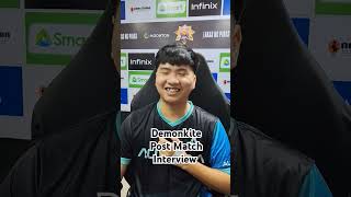 Demonkite Post Match Interview MPLPHS14 LAKASNGPINAS HEROSWITHIN Demonkite Aurora [upl. by Nirrac]