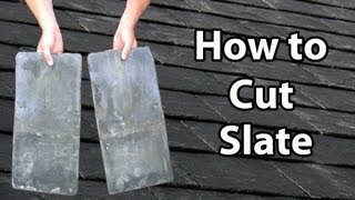 How to CUT SLATE  How to cut slates Thick or Thin DIY or Trade [upl. by Mcconnell]