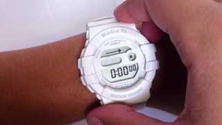 White Casio BabyG Digital Watch BGD1407A [upl. by Alarise841]