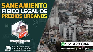 CURSO SANEAMIENTO FÍSICO LEGAL DE PREDIOS URBANOS  2023 [upl. by Nylanej331]