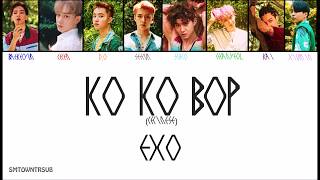 EXO KO KO BOP  ÇİNÇE  PinyiÇinceTRRenk Kodlu [upl. by Stodder348]