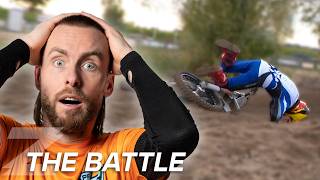 CRASH💥 TIJDENS het MOTORCROSSEN  Zappsport The Battle [upl. by Fianna]