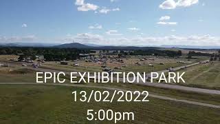 Convoy to Canberra Quick fly over Epic Exhibition Park 13022022  Sunday 5pm Video Nine [upl. by Engedus]