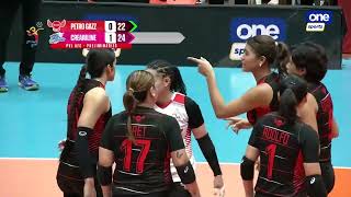 Petro Gazz SHOWS FIGHT in Set 2 vs Creamline 🔥  202425 PVL AllFilipino Conference [upl. by Neeoma]