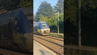 Arrivée d’un TER C70 en gare de StAndré train sncf railway [upl. by Seyler]