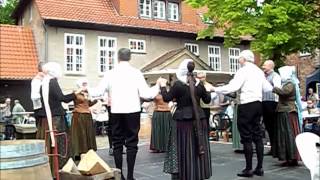 Volkstanzgruppe mit 3 Tänzen Folk dance group with 3 dances Nagelschmied Kreuzpolka Lange Reihe [upl. by Arabel245]