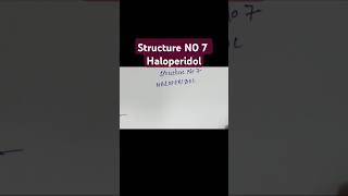 Structure of Haloperidol [upl. by Sadonia802]