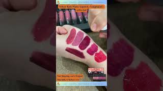 Velvet Rich Matte Lipstick Langmanni 12Pcs Set lipstick [upl. by Cord649]