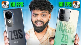 iQOO Z9s vs iQOO Z9  BGMI Test with FPS Meter 🔥 [upl. by Daney]