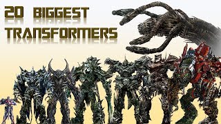 20 Biggest Transformers from Live Action Movies [upl. by Chace213]