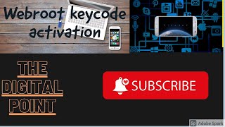 Webroot key code activation  Webroot secureanywhere [upl. by Nollaf]