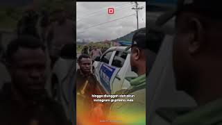 Warga Lokal Papua Hadang Anggota Brimob dan Minta Uang Sebesar Rp1 Miliar shortvideo [upl. by Gerlac]