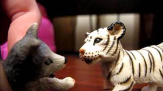 Schleich wolf movie part 7  Will I find Mommy [upl. by Ellenar609]