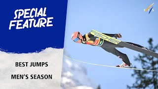 Top 10 Jumps 🔥  Mens Season  FIS Ski Jumping World Cup 2324 [upl. by Rudwik720]